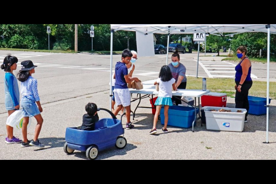 Lunches for children will be provided five days a week through July and August from the Salvation Army, in the parking lot by Souris School.