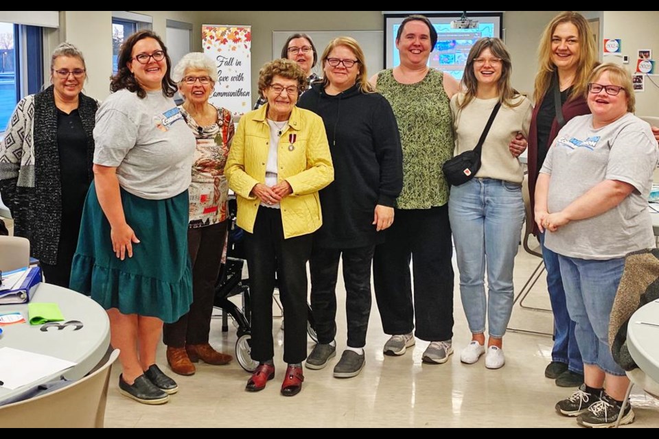 The Weyburn Communithon Committee gathered at the end of the annual meeting held on April 23 at Southeast College.