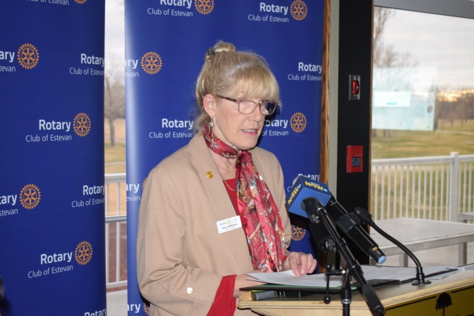 Club president Terry Williams gave her thoughts on the milestone. 