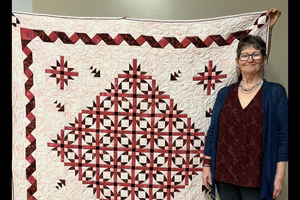 Charlene Wimmer is the featured quilter for the upcoming quilt show to be hosted by the Crocus Quilters’ Guild on April 26-27 at the Weyburn Exhibition Hall. She will hold a wine and appetizer trunk show on April 26 at 8 p.m. The cost for the trunk show will be $15 for non-members.