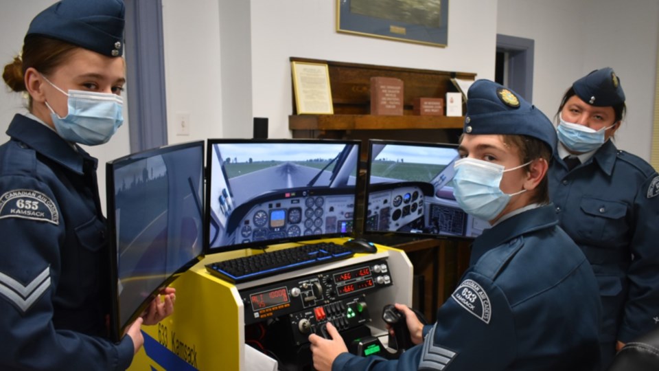 Kamsack air cadets  flight simulator