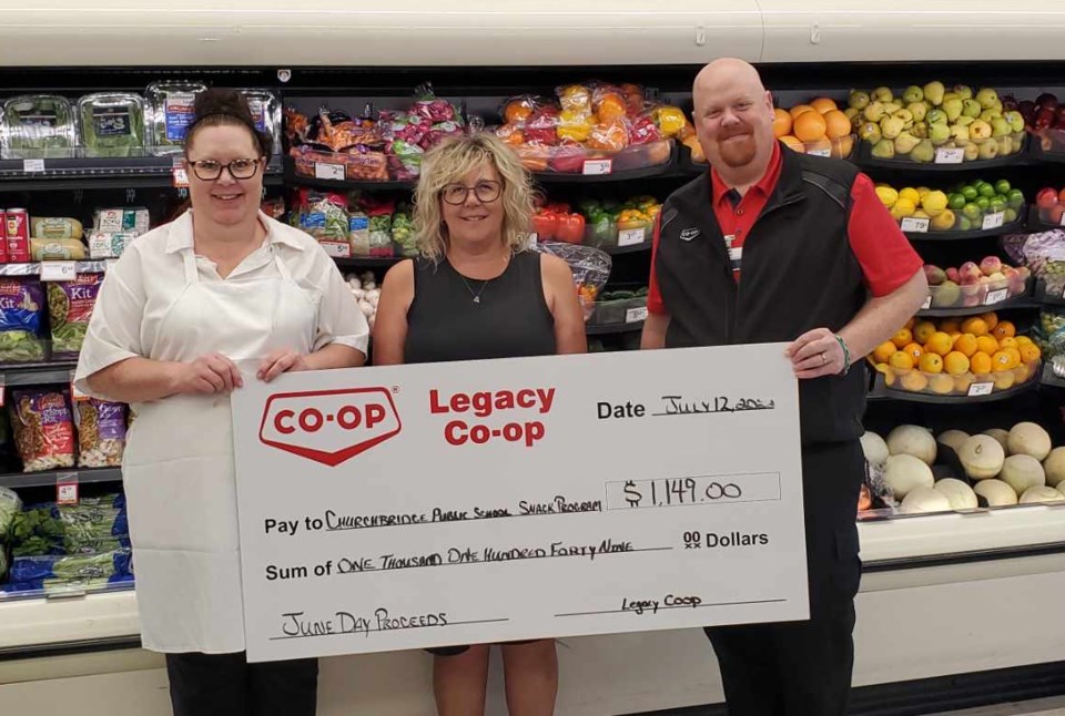 Legacy Co-op Churchbridge Donates