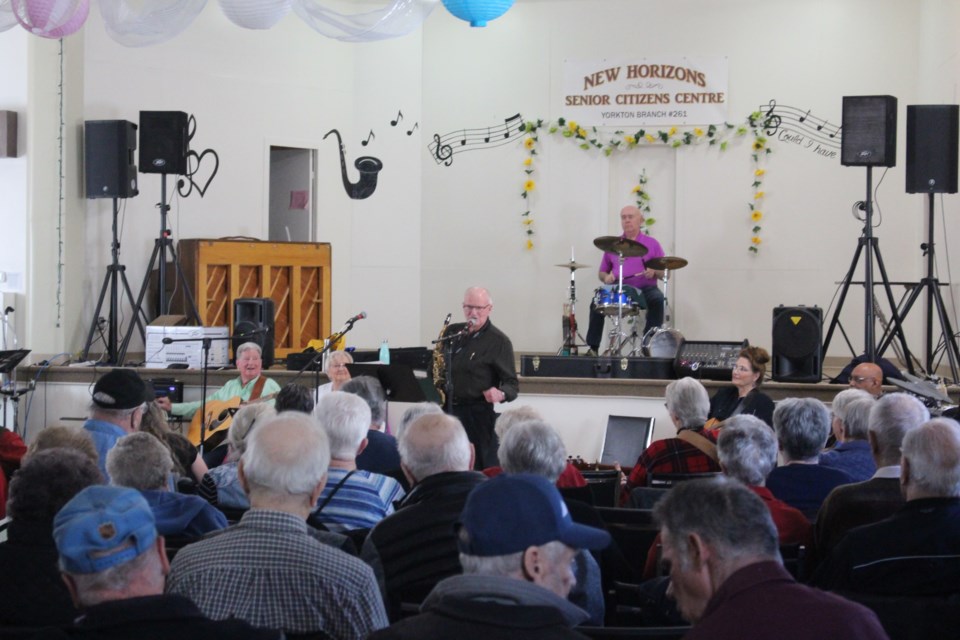 A circle jam was held at the New Horizons Senior Citizens Centre April 20.