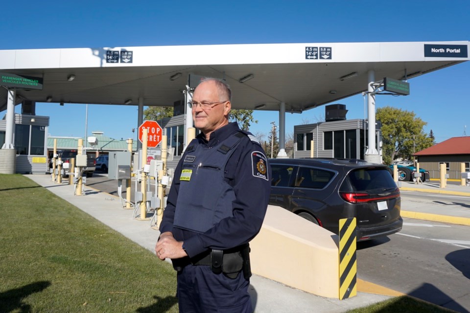 Scott Kienlen, corporate chief for the CBSA's southern Alberta and southern Saskatchewan district, talked about the upgrades done at the North Portal port of entry.