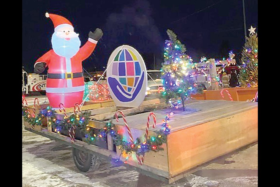 The Rotary Club entered a float in the Santa Parade, hosted on Dec. 7.