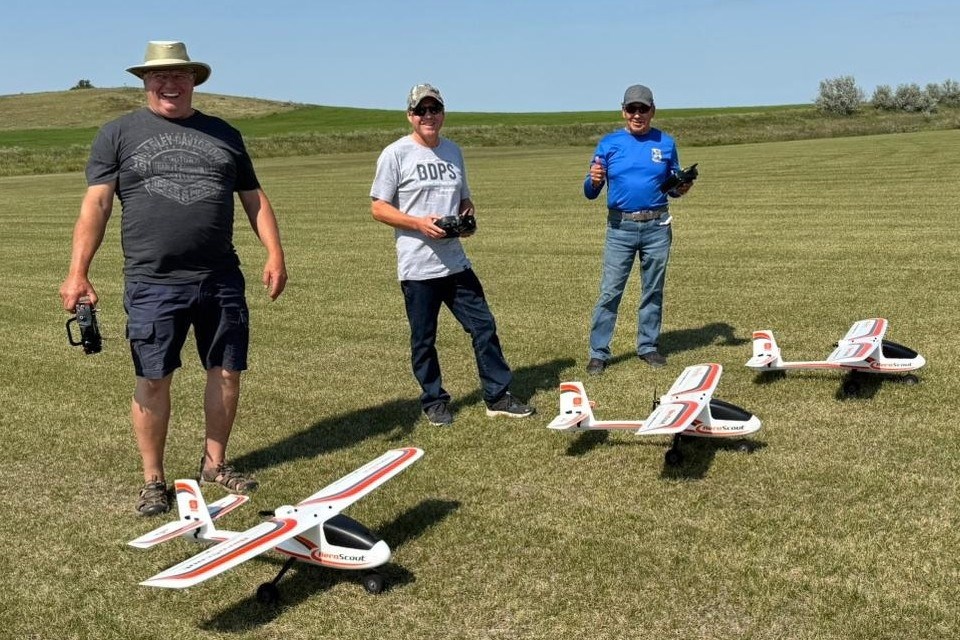 The Sun City Prop Busters showcased their model airplanes at the annual Fun Fly.
