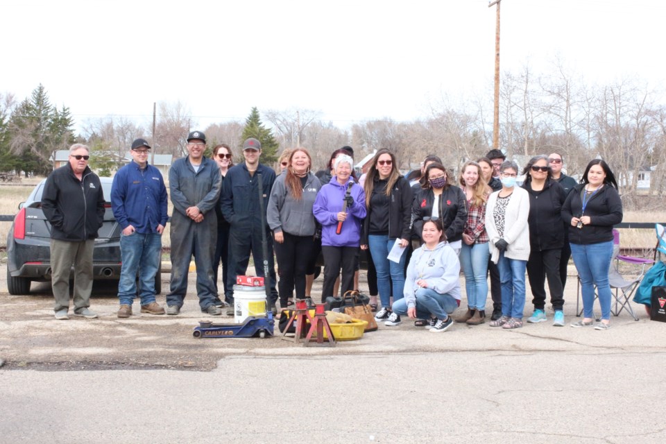 Around 30 people showed up to take part in the event. 