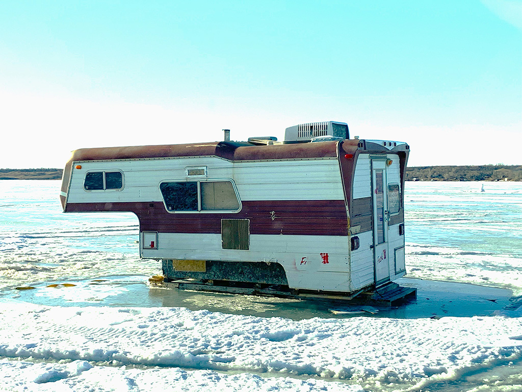 Update: Owner of abandoned ice fishing shelter identified 
