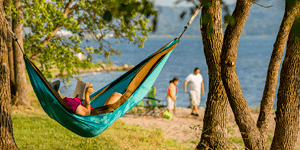 Tourism Saskatchewan says Tourism Week is a time to encourage Saskatchewan residents to discover something new this summer – to plan road trips through the province, try new activities, taste different flavours and explore unique, authentic experiences. These adventurers are hanging out at Crooked Lake Provincial Park.