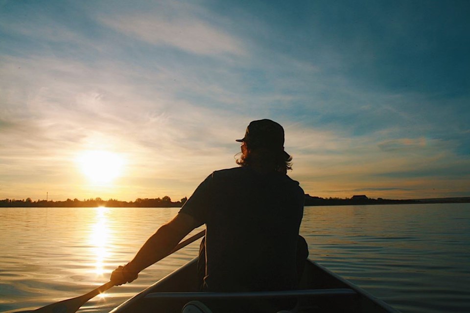A photo taken on Jackfish Lake by Justin Hauber of Lloydminster has won honourable mention in a Tourism Saskatchewan photo contest.