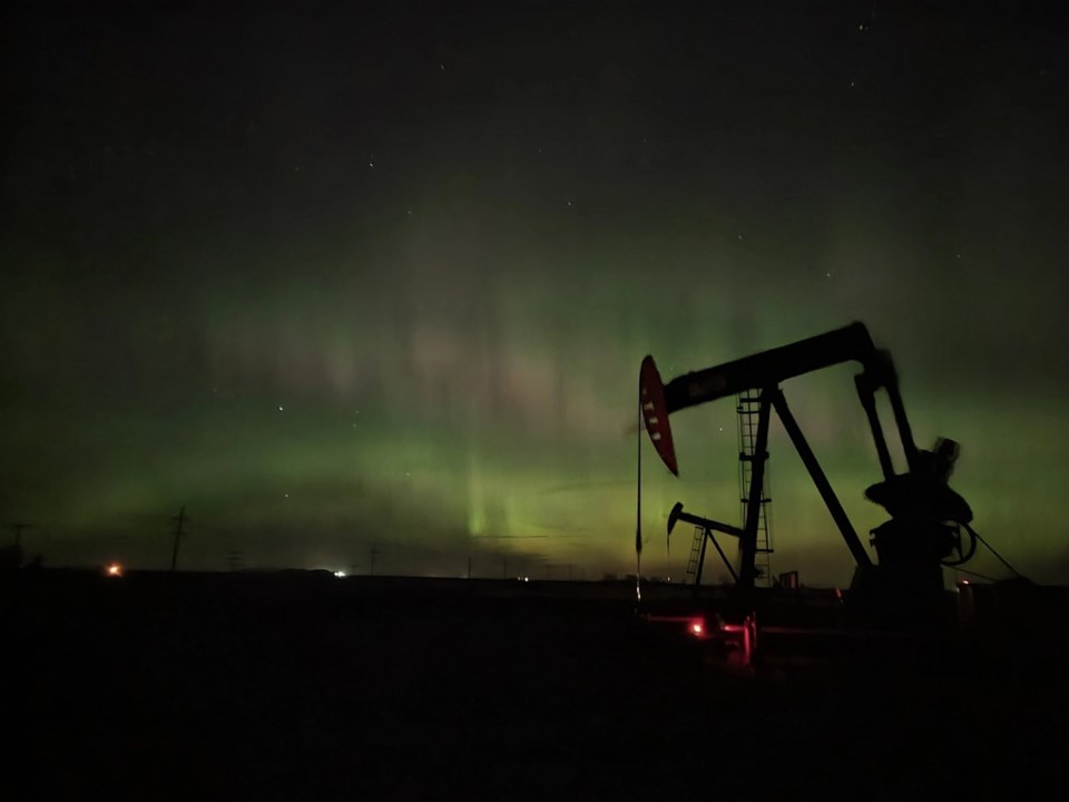 Northern Lights pump jack