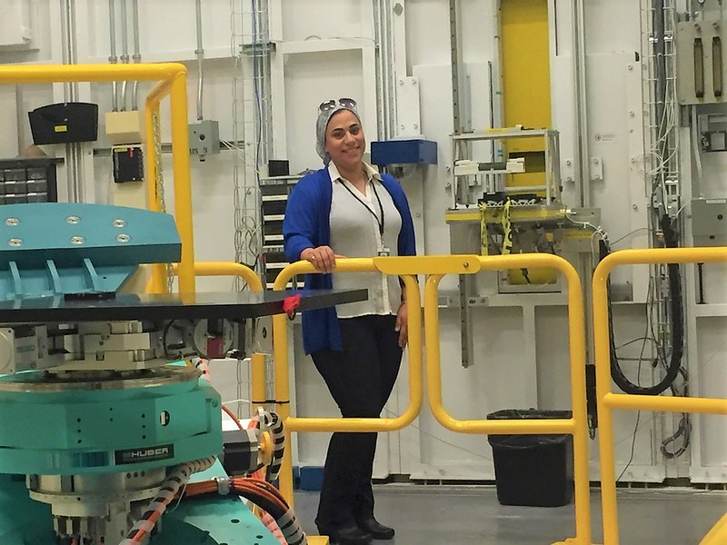 CLS Dr. Amira Abdelrasoul at BMIT beamline