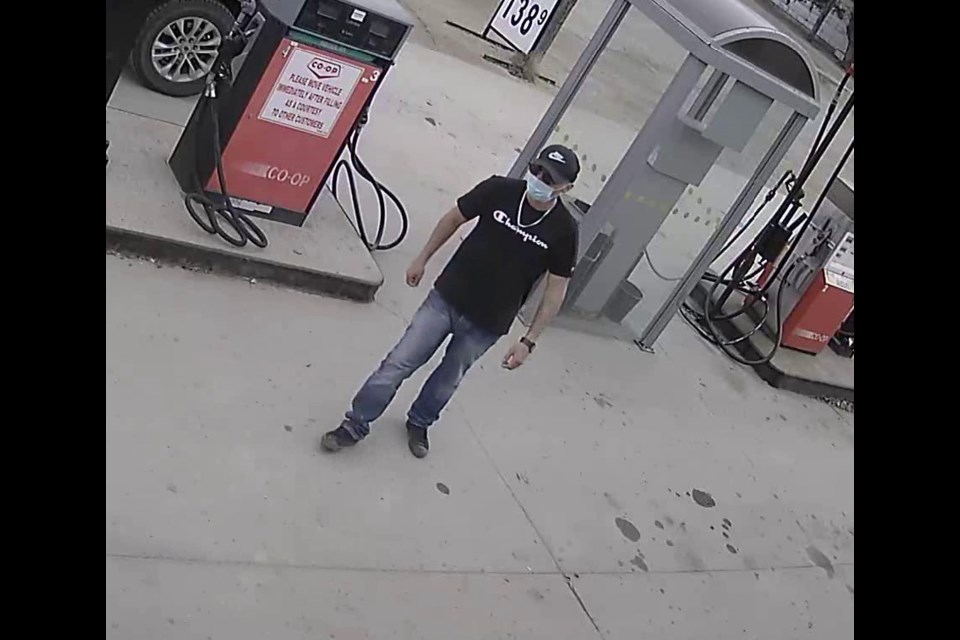 RCMP are looking for two people who got gas in Blaine Lake and left without paying.