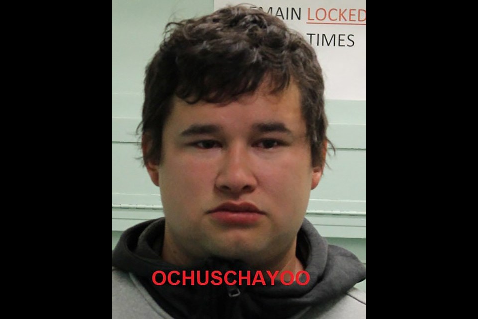 Chad Ochuschayoo. Wanted by Pinehouse RCMP.