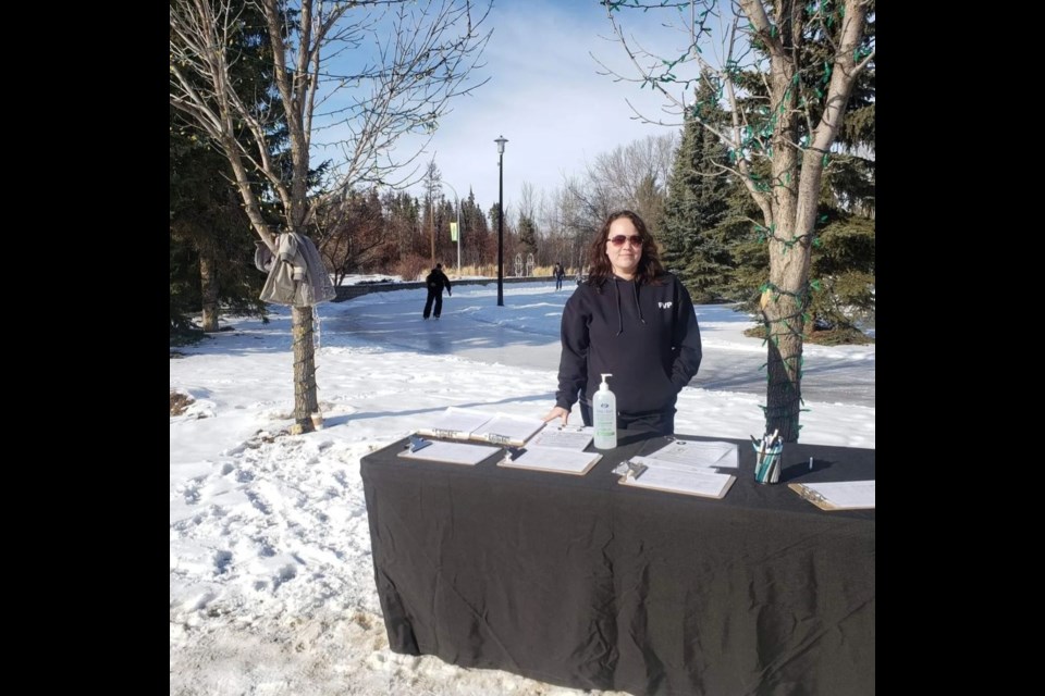 Katherine King is one of two women in Unity seeking signatures on a federal petition lobbying the government for changes to the rules for release ofregistered sex offenders.