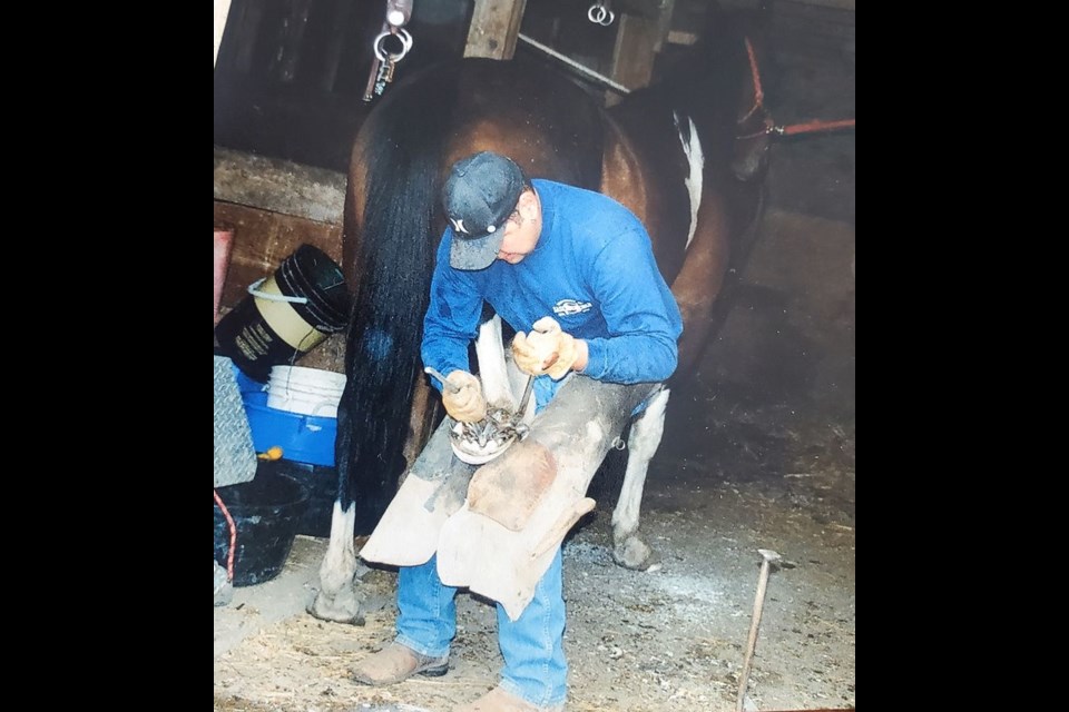 Lindsey Keshane said once people realize he is a farrier, he is flooded with requests for his rare skills and talents.