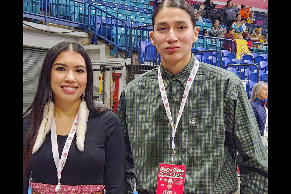 Federation of Sovereign Indigenous Nations female and male Youth Representatives Hailey Rose and Brock McLeod-Waditaka were among those at the forefront of organizing the event.