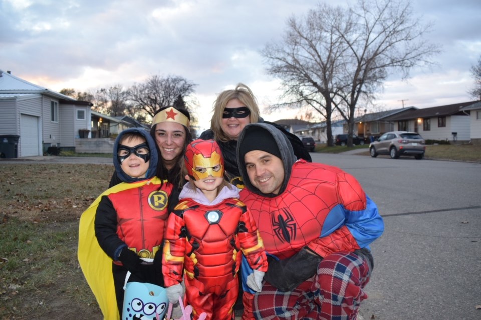 Superhero Halloween in Estevan