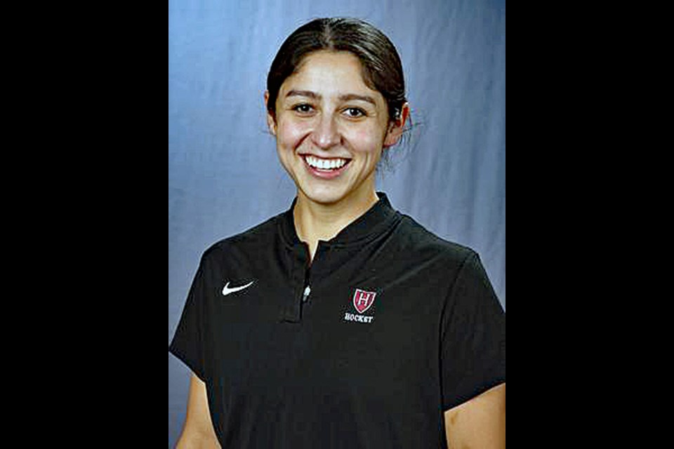 Sydney Daniels while still an assistant coach with the Harvard Crimson.