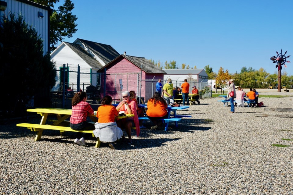 People came and went throughout the morning and afternoon at the Souris Valley Museum for the National Day for Truth and Reconciliation, showing their support for the cause. 