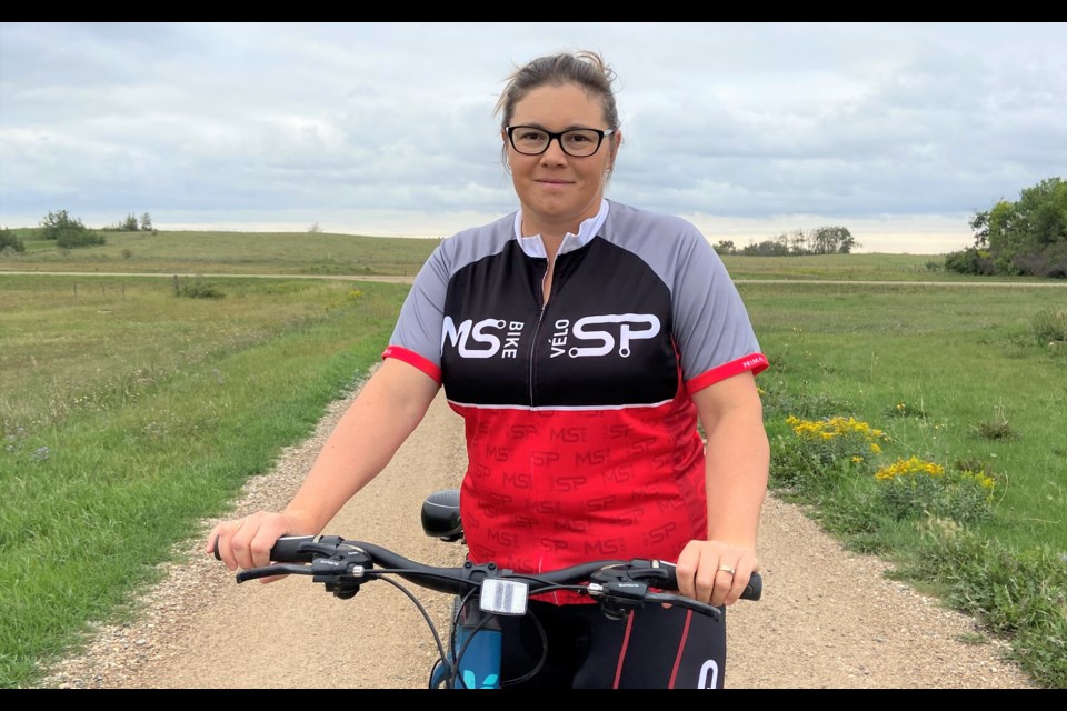 Charlotte Ward of Springside has been participating in MS Bike.