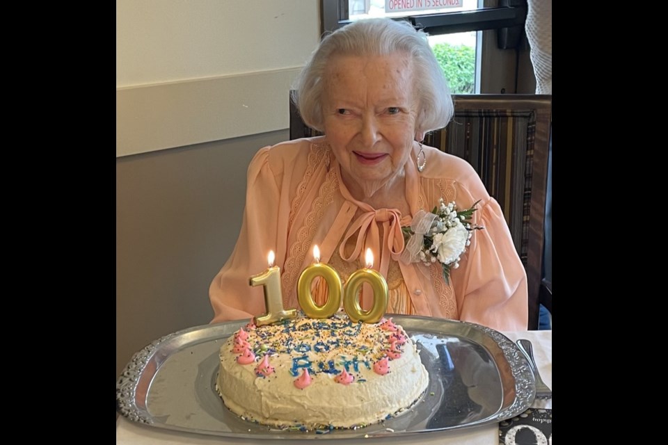 Ruth Wilson Biggs celebrated her centennial on Thursday.