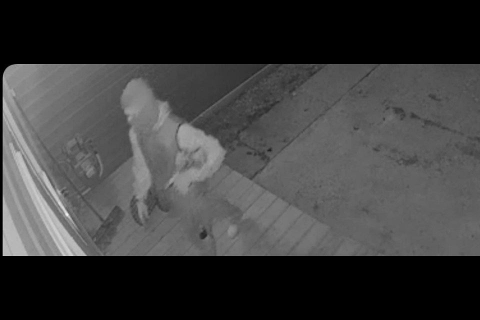 Photo of the suspect in break and enters. 