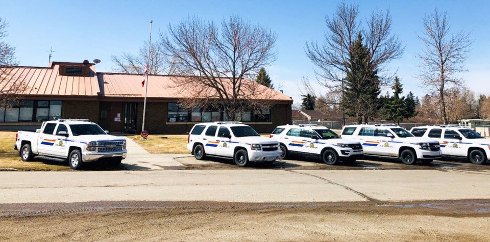 Carlyle RCMP police vehicles