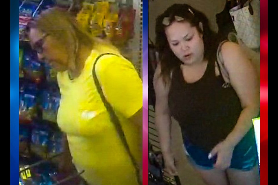 Craik RCMP is requesting your assistance to identify these two females for a theft that occurred at a gas station in Davidson.