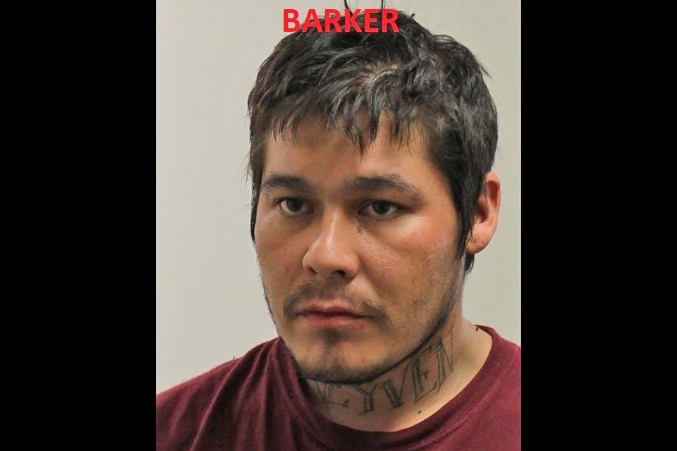 Matthew Barker. Wanted by Nipawin and Tisdale RCMP.