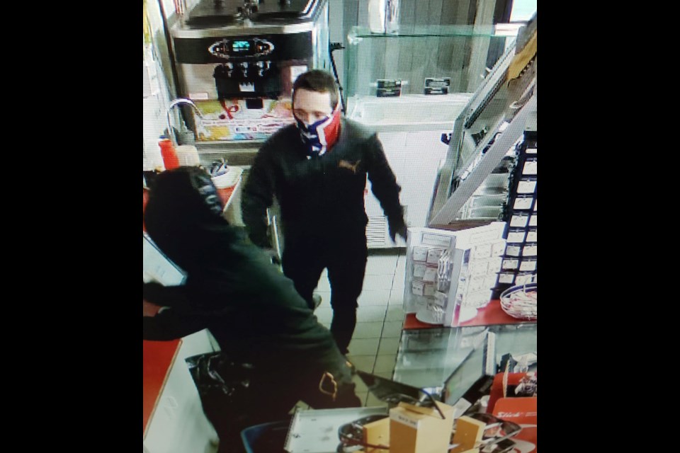 If you can identify either of these individuals, please click the 'Contact Us' button on the Saskatchewan Crime Stoppers Facebook page or call 1-800-222-8477 to leave an anonymous tip.