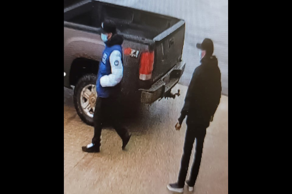 If you can identify these two individuals, please click the 'Contact Us' button on the Saskatchewan Crime Stoppers Facebook page.