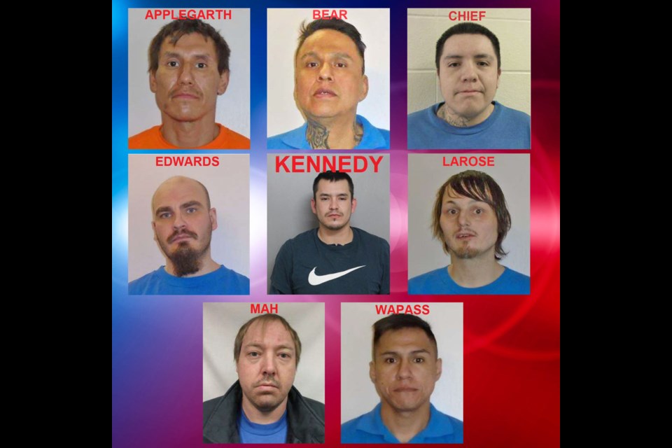 Eight individuals are being sought by Saskatchewan Crime Stoppers, and were featured in their 'Wanted Wednesday' Facebook post on May 24.