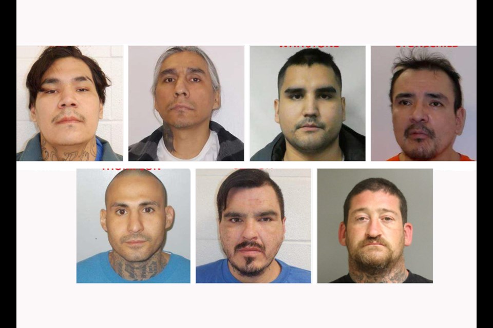 There are seven people on this week's wanted list.