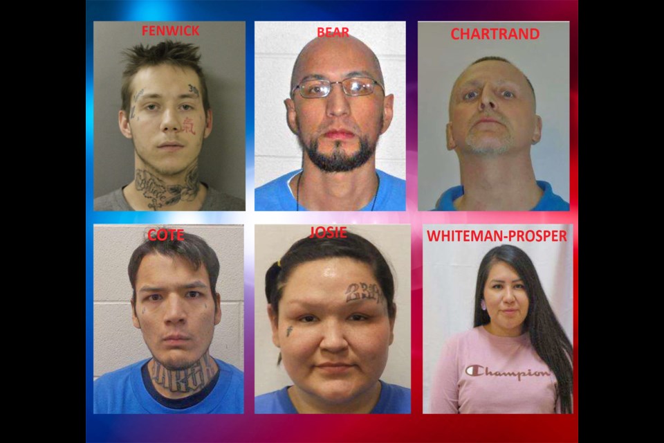 Six individuals are on the 'Most Wanted' list for Saskatchewan Crime Stoppers, according to their Find the Fugitive Facebook post posted on Oct. 21.