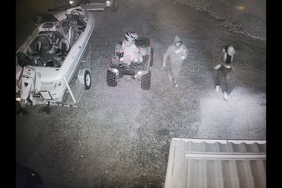 Pierceland RCMP are looking for three suspects involved in the theft.