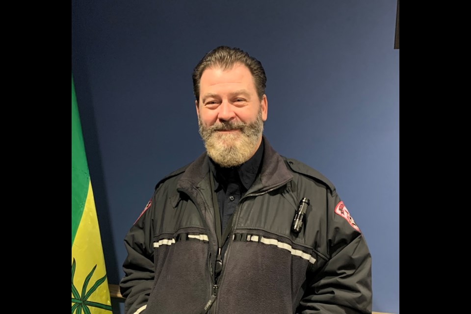 Const. Jeff Fry with the Estevan Police Service was patrolling streets on Nov. 28 when several vehicles stopped in the middle of the street due to unforeseen circumstances. 