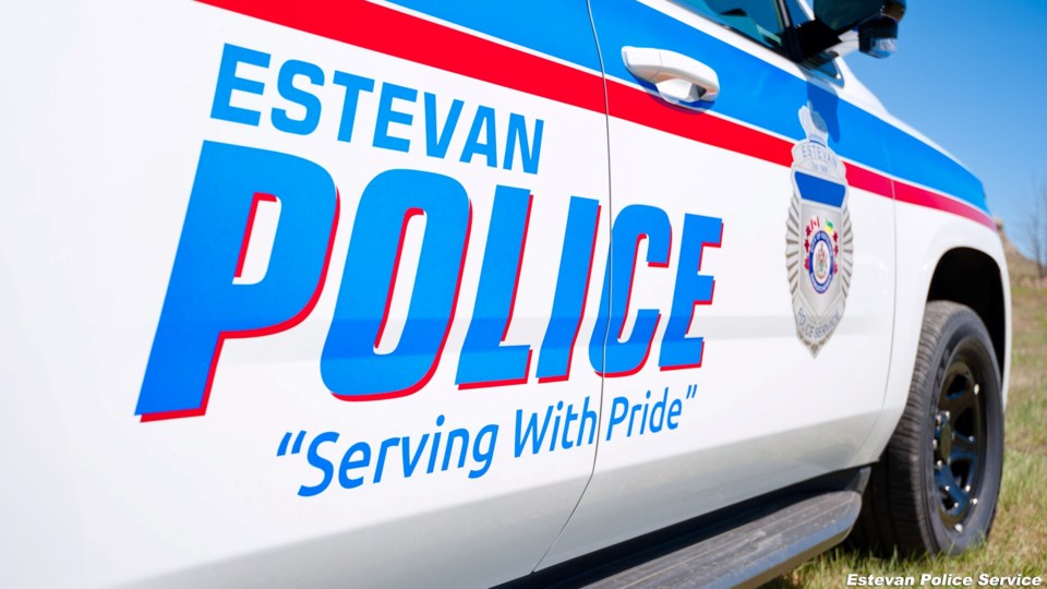 Estevan Police Service vehicle door