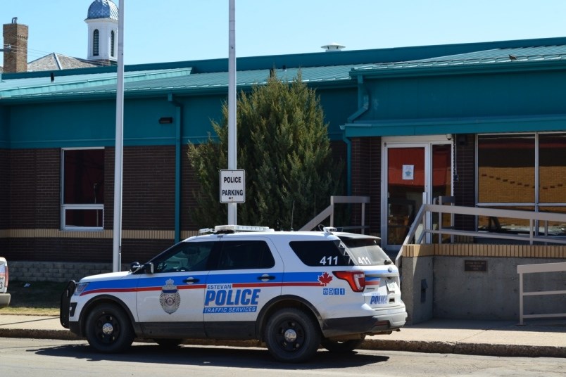 Estevan police building An Estevan Police cruiser in front of the detachment