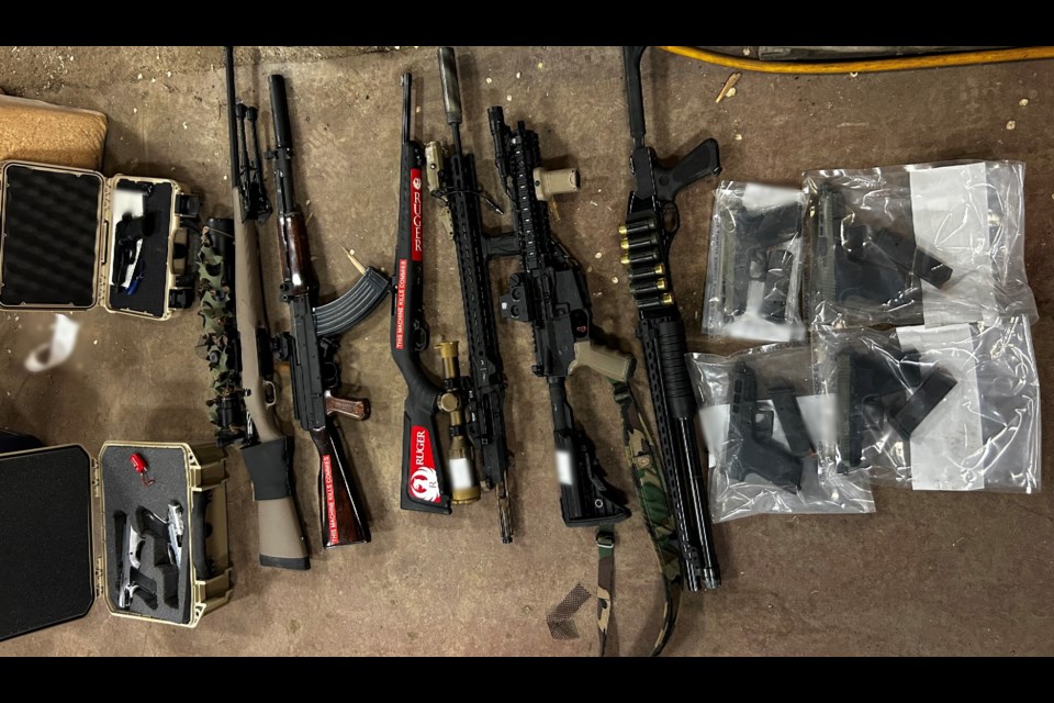Police seized numerous 3D printed weapons and 10,000 rounds of ammunition June 20.