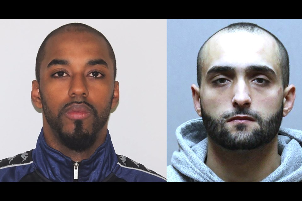 A preliminary hearing for 32-year-old Kenny Jouthe (left) and 33-year-old Bechir Ben Salah (right) has been set for June in Saskatoon Provincial Court. 