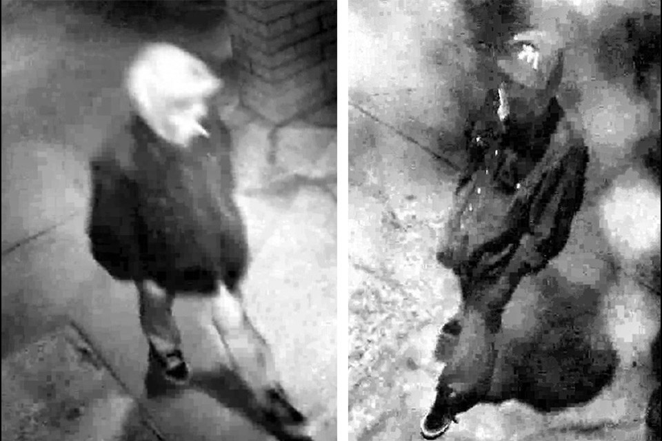 Shown is a photo of the suspect.