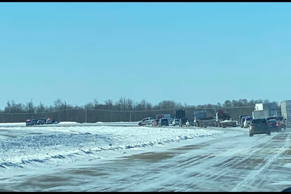 A police incident near Delmas closed the Yellowhead Highway, which is also known as Highway 16, in both directions between Lloydminster and the Battlefords for hours on Monday.

