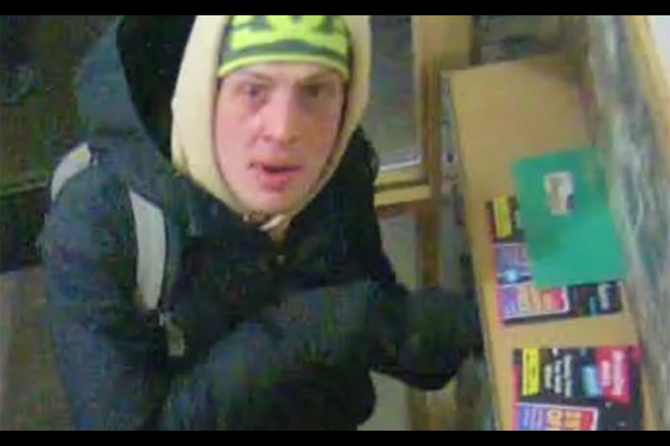 RCMP ask public's help identifying this man after a theft of mail from a building on the 1500 block of 100th Street in North Battleford in the early morning hours of Feb. 2. 
