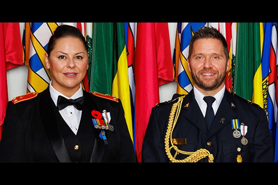 Deputy Chief of Police Farica Prince and Inspector Craig Mushka were appointed Aides-de-Camp to Saskatchewan’s Lieutenant Governor Russ Mirasty.