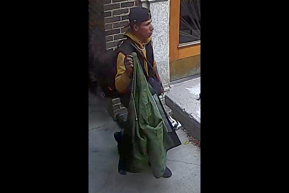Do you know this man? Police would like to ask him a few questions.