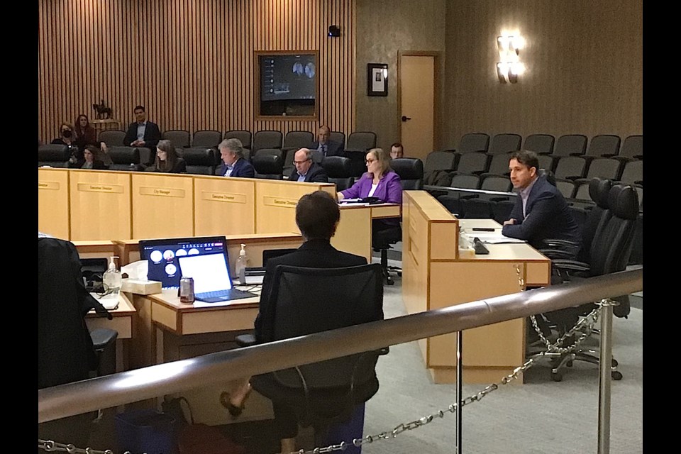 Michael Paris representing the Movie Theatre Association of Canada called for removal of the amusement tax on cinemas at Executive Committee Wednesday, Sept. 21.