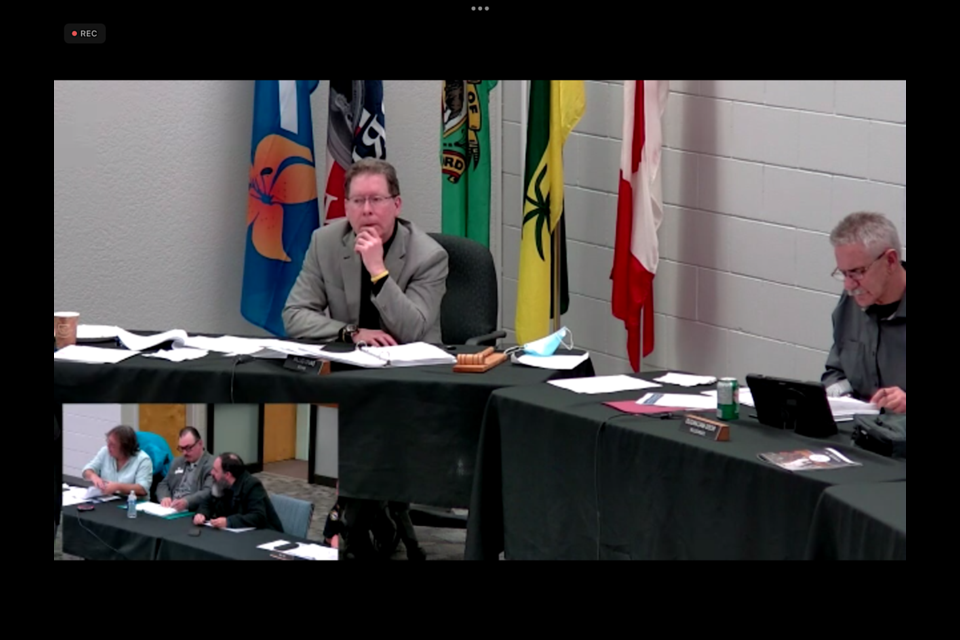 Mayor David Gillan presides over first night of budget deliberations in North Battleford.