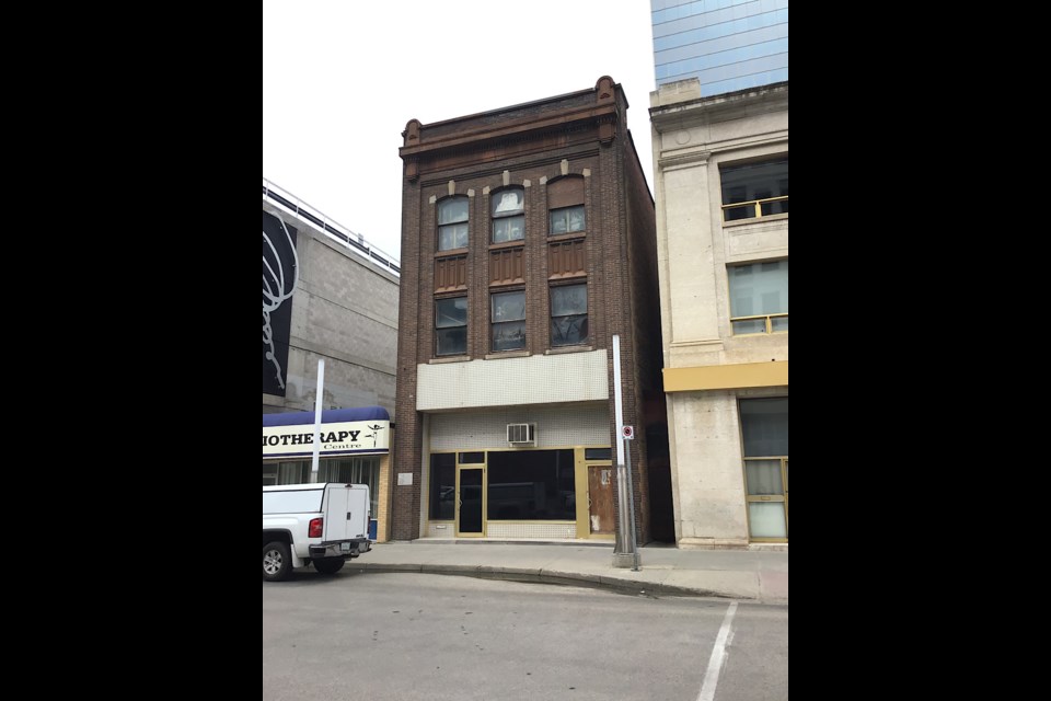 The Burns Hanley building at 11863 - Cornwall St. in Regina.