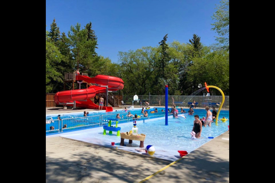 The Luseland Credit Union Community Swimming Pool is the pride of residents.
